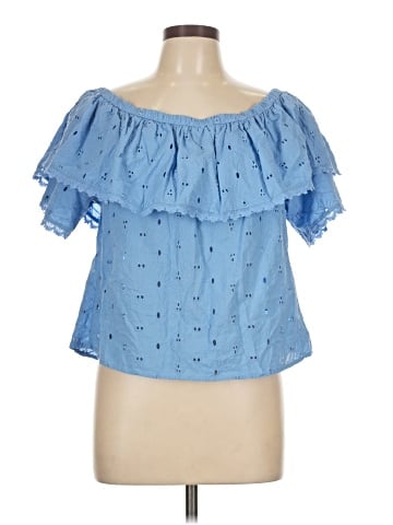 Calypso St. Barth Short Sleeve Blouse (view 1)