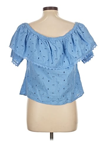Calypso St. Barth Short Sleeve Blouse (view 2)