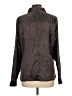 Pamela Dennis Private Client Group Animal Print Brown Long Sleeve Blouse Size L - photo 2