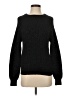 Dex Solid Black Pullover Sweater Size XS - photo 1