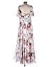 Mac Duggal 100% Polyester Floral White Casual Dress Size 12 - photo 2