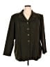 DressBarn 100% Polyester Green Blazer Size 24w - photo 1