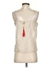 RUBY YAYA 100% Cotton Ivory Sleeveless Blouse Size XS - photo 2