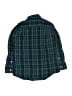 Crewcuts 100% Cotton Plaid Green Long Sleeve Button-Down Shirt Size 6 - 7 - photo 2