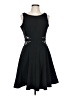 DressBarn Solid Black Cocktail Dress Size 10 - photo 1
