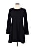 Zara Solid Black Casual Dress Size M - photo 1