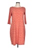 Leota Print Red Casual Dress Size L - photo 1