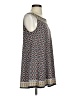 Max Studio Silver Sleeveless Top Size S - photo 4