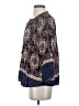 11.1. Tylho 100% Rayon Blue 3/4 Sleeve Blouse Size XS - photo 5