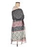 Mudd 100% Polyester Paisley Gray Casual Dress Size M - photo 4
