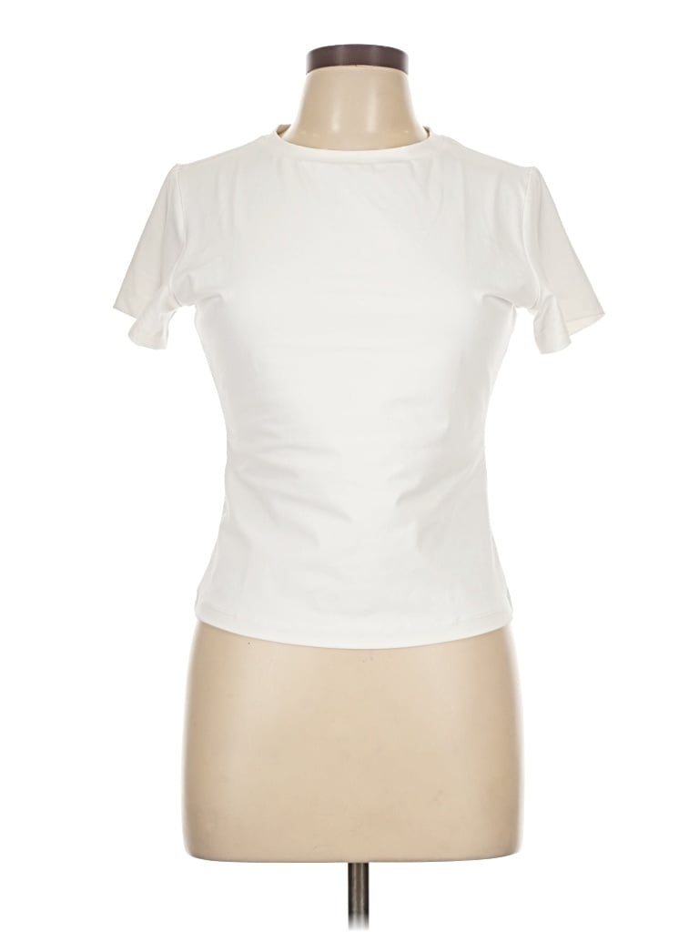 Pre-owned Trendy Queen Short Sleeve T-shirt In White