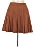 Sun-deh Solid Brown Casual Skirt Size 6 - photo 1