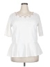 Lane Bryant White Short Sleeve Blouse Size 18 - 20 Plus - photo 1
