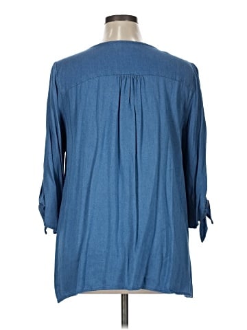 Karen Kane 3/4 Sleeve Blouse (view 2)