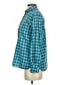 J.Crew 100% Cotton Checkered-gingham Teal Long Sleeve Button-Down Shirt Size 4 - photo 5
