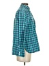 J.Crew 100% Cotton Checkered-gingham Teal Long Sleeve Button-Down Shirt Size 4 - photo 4