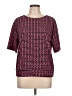 Next Pink Short Sleeve Blouse Size 12 - photo 1