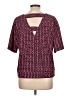 Next Pink Short Sleeve Blouse Size 12 - photo 2
