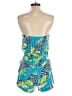 Lilly Pulitzer 100% Rayon Tropical Blue Romper Size XS - photo 2