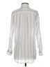 Gilly Hicks Stripes Silver Long Sleeve Button-Down Shirt Size S - photo 2