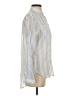 Gilly Hicks Stripes Silver Long Sleeve Button-Down Shirt Size S - photo 4