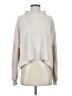 Splendid Metallic Ivory Turtleneck Sweater Size S - photo 1