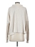 Splendid Metallic Ivory Turtleneck Sweater Size S - photo 2