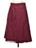 Genesis Houndstooth Burgundy Casual Skirt Size 7 - 8 - photo 2