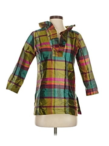 Devon Baer 3/4 Sleeve Button-Down Shirt (view 1)
