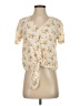 Madewell Ivory Short Sleeve Blouse Size XS - photo 1