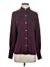 Halogen 100% Polyester Burgundy Long Sleeve Blouse Size XS - photo 1