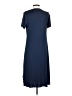Unbranded Solid Blue Casual Dress Size S - photo 2