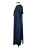 Unbranded Solid Blue Casual Dress Size S - photo 5