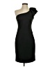 Minuet 100% Polyester Solid Black Cocktail Dress Size S - photo 1