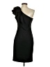 Minuet 100% Polyester Solid Black Cocktail Dress Size S - photo 2