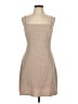 Wilfred Houndstooth Tan Casual Dress Size 10 - photo 1