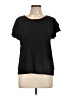 Paige Black Short Sleeve Top Size L - photo 1