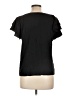 Paige Black Short Sleeve Top Size L - photo 2
