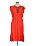 DR2 100% Rayon Orange Casual Dress Size L - photo 1