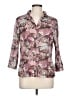 Bay Studio 100% Polyester Paisley Pink 3/4 Sleeve Blouse Size L - photo 1