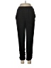 Aqua 100% Polyester Solid Black Track Pants Size M - photo 1