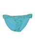 Aerie Floral Blue Swimsuit Bottoms Size L - photo 1