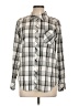 Chaser Plaid Silver Long Sleeve Button-Down Shirt Size L - photo 1