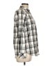 Chaser Plaid Silver Long Sleeve Button-Down Shirt Size L - photo 4