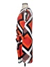 Ann Taylor 100% Polyester Graphic Orange Casual Dress Size S (petite) - photo 5