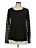 One September 100% Acrylic Black Long Sleeve Top Size M - photo 1