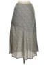 Sienna Sky 100% Polyester Chevron-herringbone Silver Black Casual Skirt Size S - photo 2