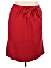Rainbow Solid Red Casual Skirt Size 2X - photo 1