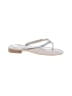Savi Resort Wear White Silver Sandals Size 10 - photo 1