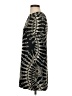 Olivaceous 100% Polyester Graphic Black Casual Dress Size S - photo 5